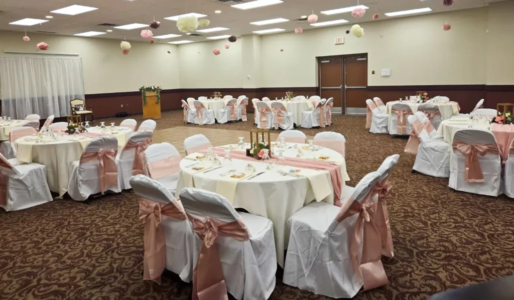wedding in room