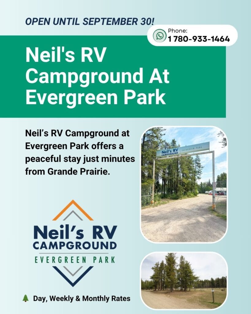 If coming from the west off of Hwy. 40 turn east at the Hwy. 40 and Hwy. 668 intersection. If coming from the city centre find 98th Ave. and head south to Resources Road and turn east at the Resources Road and Hwy. 668 intersection.