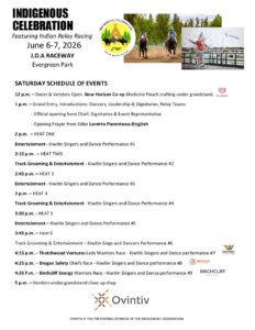 SATURDAY SCHEDULE
