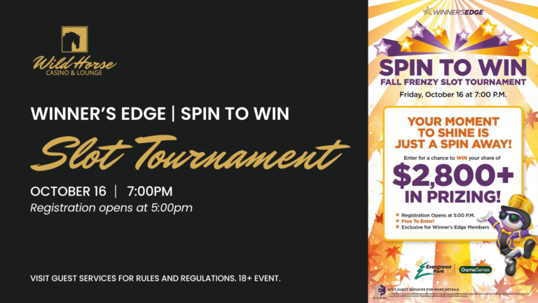 WINNER’S EDGE | SPIN TO WIN SLOT TOURNAMENT