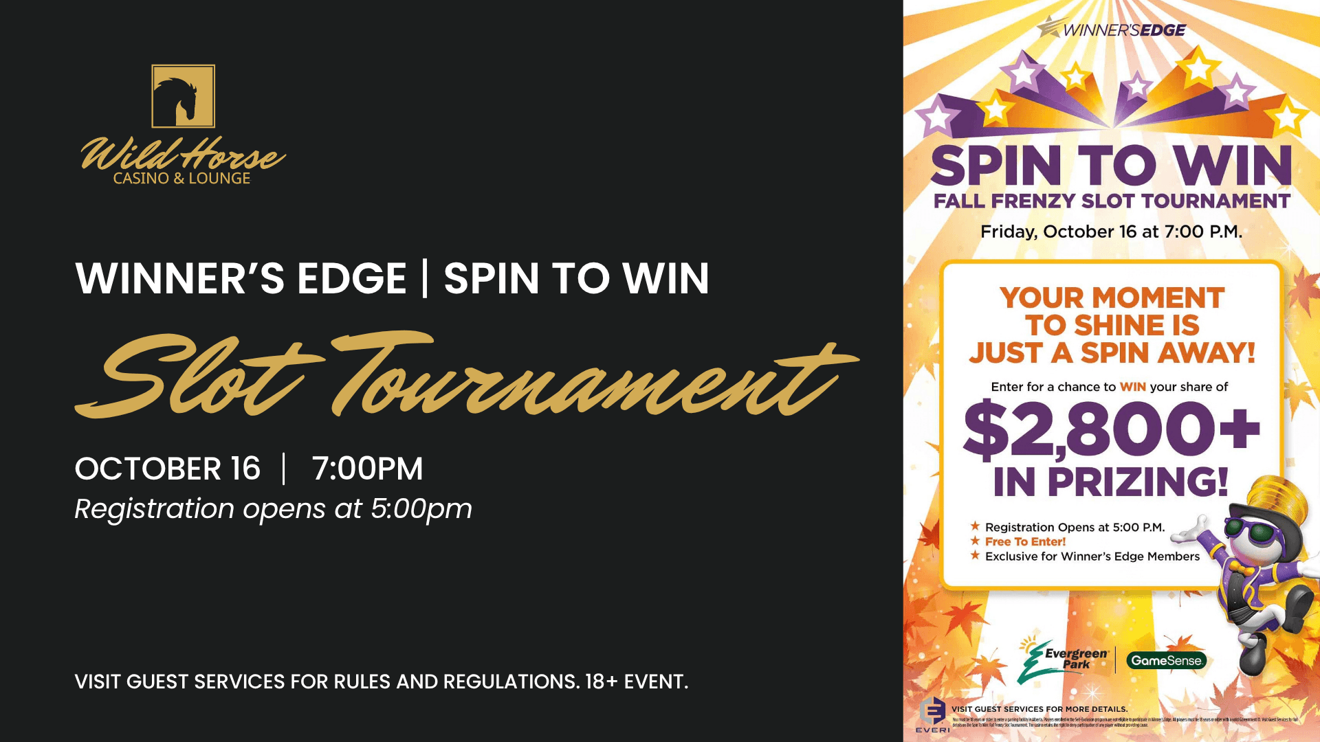 WINNER’S EDGE | SPIN TO WIN SLOT TOURNAMENT